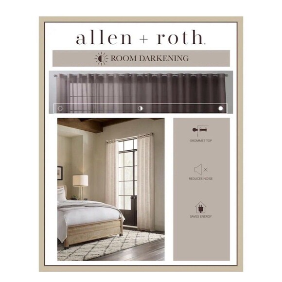 Allen Roth | Yaman | Blackout | Taupe | 50x84in | #2857162 - Picture 6 of 11